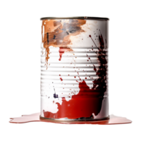 Paint color tin can png