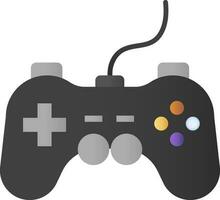 juego controlador vistoso icono en plano estilo. vector