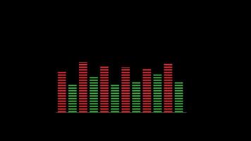 Infographic Data report bar graph and line graph chart animated. Grow or success profit diagram concept Animation video with alpha channel.