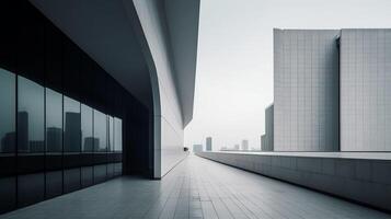 Minimalistic professional architecture photograpy. photo