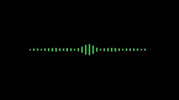 Spectrum Moving bars Audio Equalizer Sound Waves Meter loop Animation with alpha channel. video