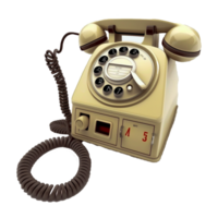 fisso telefono ai generato png