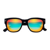 Rainbow Sunglasses AI Generated png