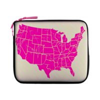 Pink Glitter Laptop bag png