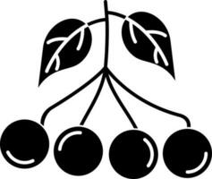 Salal Berry Icon. vector