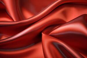 Red silk background stock photo. photo