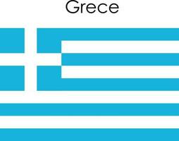 national flag icon grece vector