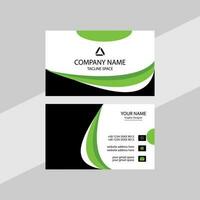 Modern business card design. vector