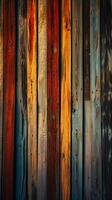 Colorful old wooden panels Abstract Weathered beauty. photo