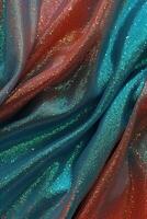 Teeny tiny tulle sparkles glam pink and turquoise hd wallpaper, in the style of light blue and yellow, vibrant academia, poured, dark bronze and teal, psychedelic. photo