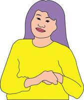 Flat Illustration womenpreneur vector