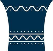 Vector Carnival Hat Icon in Flat Style.