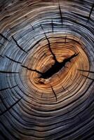 Wood texture, macro, photography, overhead camera angle. photo