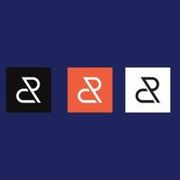 C y r letra logo diseño vector