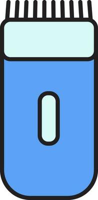 Isolated Trimmer Icon In Blue Color.