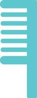 Isolated Rake Comb Icon in Flat Style. vector