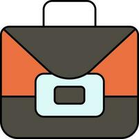 Colorful Briefcase Icon. vector