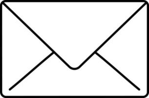 Isolated Envelope Icon Or Symbol In Linear Style. vector