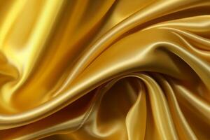 Yellow silk background stock photo. photo