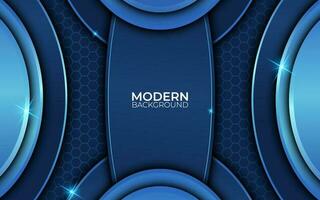 Modern background dynamic abstract overlapped shape colorful gradient vector
