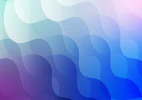 Line wave dynamic blue gradient decoration banner background vector