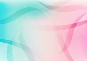 Smooth gradient line wave vivid colorful layer decoration background vector