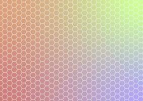 Abstract gradient hexagon pattern geometric cover presentation background vector