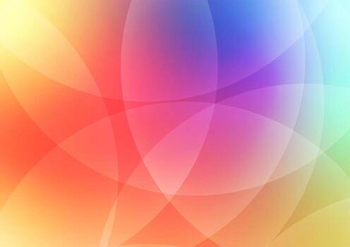 Colorful vivid abstract gradient line presentation soft background vector