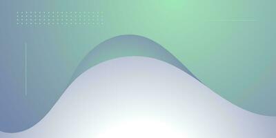Simple Background with liquid gradient green vector