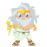 Greek God and Goddess flashcard collection. Ancient Greece mythology. Greek deity theme elements. Vector file.