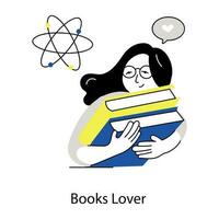 de moda libros amor vector