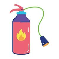 Trendy Fire Extinguisher vector