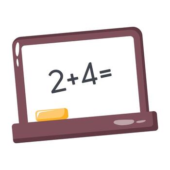 Trendy Maths Class vector