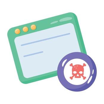 Trendy Website Hacking vector