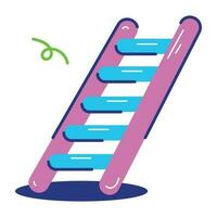 Trendy Ladder Concepts vector