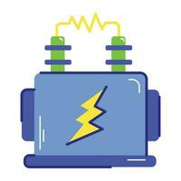 Trendy Power Transformer vector