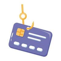Trendy Card Phishing vector