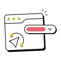 diseño web de moda vector