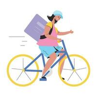 Trendy Cycle Delivery vector