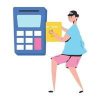 Trendy POS Payment vector