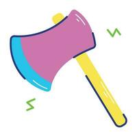 Trendy Axe Concepts vector