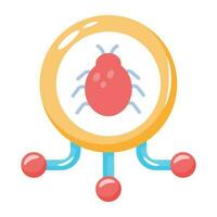 Trendy Connecting Bug vector