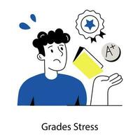 Trendy Grades Stress vector