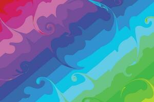 Blue gradation colorful abstract background vector