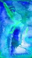 textura de acuarela azul abstracta foto