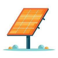 solar panel vector design with a flat style on a white background