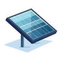 solar panel vector design with a flat style on a white background