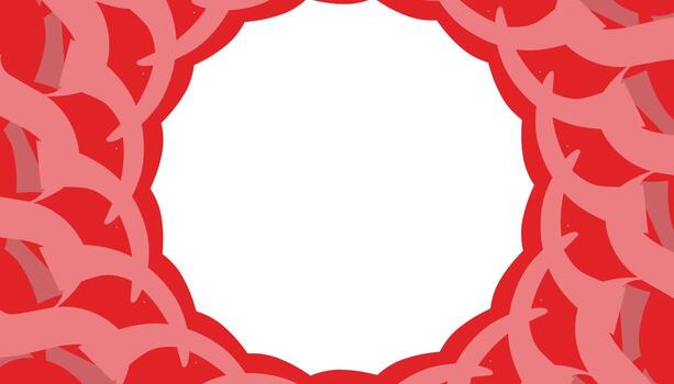 ilustración de un único rojo modelo resumen antecedentes vector