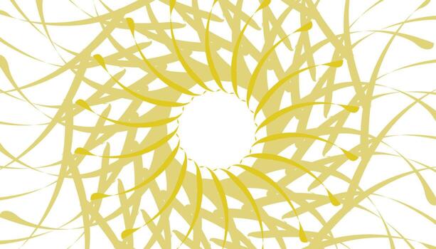 Illustration of a unique yellow pattern abstract background vector