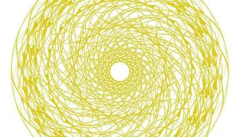 Illustration of a unique yellow pattern abstract background vector